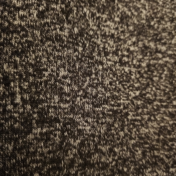 Calvin Klein Heathered Black Long Sleeve Shirt w Pocket Women's Small S Sweater - Picture 5 of 7